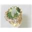 10K, 14K or 18K Gold Ladies Ring, Green Amethyst (Prasiolite), R270