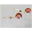 14k Gold Leverback Earrings, Twilight Fire Topaz, E111