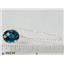 14k Gold Threader Earrings, London Blue Topaz, E205