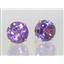 14k Gold Post Earrings, Amethyst, E212
