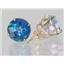 14k Gold Post Earrings, Neptunes Garden Topaz, E212