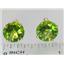 14k Gold Post Earrings, Peridot Topaz, E212