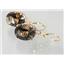 14k Gold Leverback Earrings, Smoky Quartz, E407