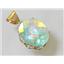 P068, Mercury Mist Topaz 14k Gold Pendant