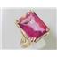 10K, 14K or 18K Gold Ladies Ring, Pure Pink Topaz, R039