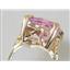 10K, 14K or 18K Gold Ladies Ring, Pure Pink Topaz, R039
