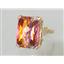 10K, 14K or 18K Gold Ladies Ring, Twilight Fire Topaz, R039
