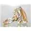 10K, 14K or 18K Gold Ladies Ring, Twilight Fire Topaz, R039