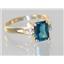 10K, 14K or 18K Gold Ladies Ring, London Blue Topaz, R171