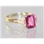 10K, 14K or 18K Gold Ladies Ring, Pure Pink Topaz, R171