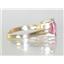 10K, 14K or 18K Gold Ladies Ring, Pure Pink Topaz, R171