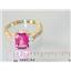 10K, 14K or 18K Gold Ladies Ring, Pure Pink Topaz, R171