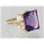 10K, 14K or 18K Gold Ladies Ring, Amethyst, R188