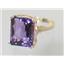 10K, 14K or 18K Gold Ladies Ring, Amethyst, R188