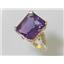10K, 14K or 18K Gold Ladies Ring, Amethyst, R188