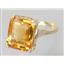 10K, 14K or 18K Gold Ladies Ring, Citrine, R188