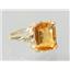10K, 14K or 18K Gold Ladies Ring, Citrine, R188
