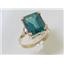 10K, 14K or 18K Gold Ladies Ring, Paraiba Topaz, R188