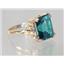 10K, 14K or 18K Gold Ladies Ring, Paraiba Topaz, R188