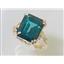 10K, 14K or 18K Gold Ladies Ring, Paraiba Topaz, R188