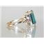 10K, 14K or 18K Gold Ladies Ring, Paraiba Topaz, R188