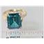 10K, 14K or 18K Gold Ladies Ring, Paraiba Topaz, R188