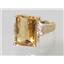 10K, 14K or 18K Gold Ladies Ring, Citrine, R201