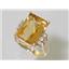 10K, 14K or 18K Gold Ladies Ring, Citrine, R201
