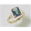 10K, 14K or 18K Gold Ladies Ring, Mystic Fire Topaz, R221