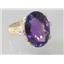 10K, 14K or 18K Gold Ladies Ring, Amethyst, R269