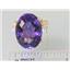 10K, 14K or 18K Gold Ladies Ring, Amethyst, R269