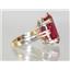 10K, 14K or 18K Gold Ladies Ring, Created Ruby, R269