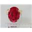 10K, 14K or 18K Gold Ladies Ring, Created Ruby, R269