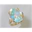 10K, 14K or 18K Gold Ladies Ring, Mercury Mist Topaz, R269
