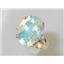 10K, 14K or 18K Gold Ladies Ring, Mercury Mist Topaz, R269