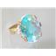 10K, 14K or 18K Gold Ladies Ring, Mercury Mist Topaz, R269