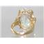 10K, 14K or 18K Gold Ladies Ring, Mercury Mist Topaz, R269