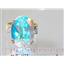 10K, 14K or 18K Gold Ladies Ring, Mercury Mist Topaz, R269