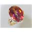 10K, 14K or 18K Gold Ladies Ring, Twilight Fire Topaz, R269