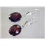 925 Sterling Silver Earrings, Mozambique Garnet, SE207