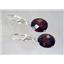 925 Sterling Silver Earrings, Mozambique Garnet, SE207