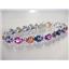SB002, Multi Mystic, 925 Sterling Silver Bracelet