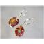925 Sterling Silver Earrings, Twilight Fire Topaz, SE207