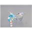 925 Sterling Silver Earrings, Mercury Mist Topaz, SE207