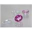 925 Sterling Silver Earrings, Pure Pink Topaz, SE207