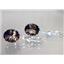 925 Sterling Silver Earrings, Smoky Quartz, SE207