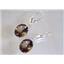 925 Sterling Silver Earrings, Smoky Quartz, SE207