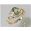 10K, 14K or 18K Gold Ladies Ring, Green Amethyst, R176