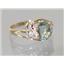 10K, 14K or 18K Gold Ladies Ring, Green Amethyst, R176