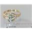 10K, 14K or 18K Gold Ladies Ring, Green Amethyst, R176